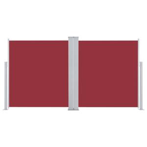 Auvent latéral Rouge - Textile - 600 x 100 x 1 cm