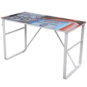 Bureau Verre - Métal - 120 x 75 x 120 cm