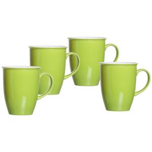 Kaffeebecher Doppio 4er Set Grün