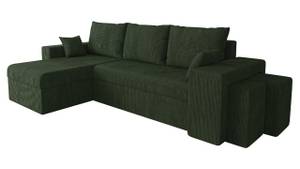 Ecksofa Kansas Cord Grün