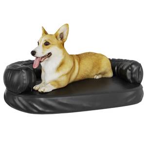 Hundebett 3011401 Schwarz - 75 x 23 x 53 cm