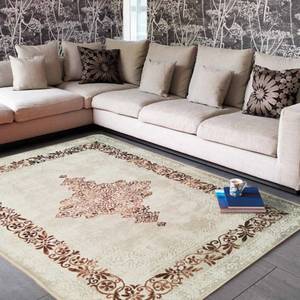 Barock Teppich Beige - 80 x 7 x 150 cm