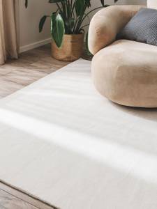 Tapis en viscose Nela Blanc crème - 250 x 350 cm