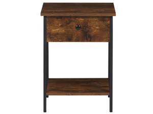 Table de chevet VESTER Noir - Marron - Bois manufacturé - 40 x 55 x 31 cm