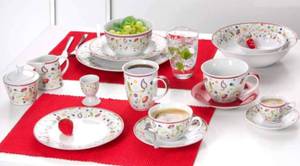 Eierbecher Shanti 6er Set Porzellan - 5 x 6 x 5 cm