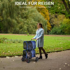 Hundewagen PW10040 Blau