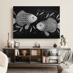 Bild Fisch Abstrakt IV 90 x 60 cm