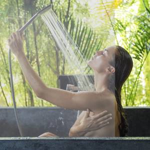 Store de baignoire transparent Largeur : 140 cm