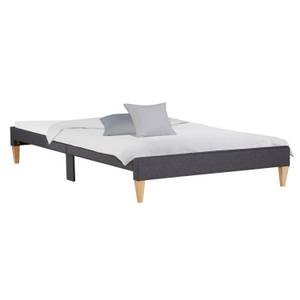 Lit rembourré 2631 Largeur : 145 cm - Avec sommier à lattes & matelas - Pas de tiroir de lit