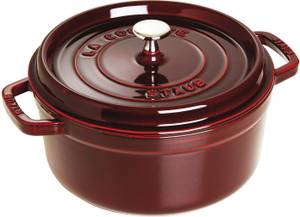 Kasserolle Cocotte Rot - Stein - 2 x 17 x 26 cm