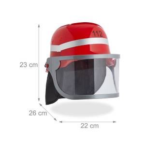 6 x Feuerwehrhelm Kinder rot Anzahl Teile im Set: 6