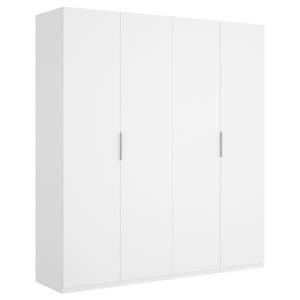 Großer Kleiderschrank Prado Weiß - Holzwerkstoff - 180 x 204 x 52 cm
