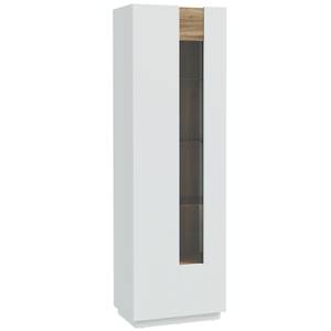 Vitrine Levin 5 LED Grau - Holzwerkstoff - 61 x 195 x 41 cm