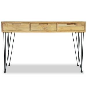 Konsolentisch 244573 Braun - Massivholz - Holzart/Dekor - 35 x 76 x 120 cm