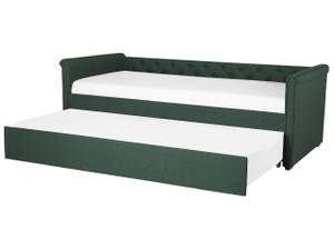 Lit gigogne LIBOURNE Vert foncé - Vert - 220 x 184 cm