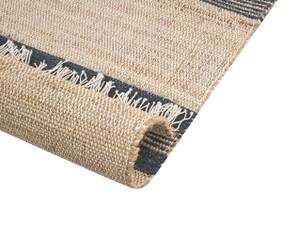 Tapis tressé TALPUR Beige - Crème - Gris - Bleu pétrole