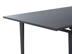 Table de salle à manger NORLEY Noir - Bois manufacturé - 80 x 77 x 120 cm