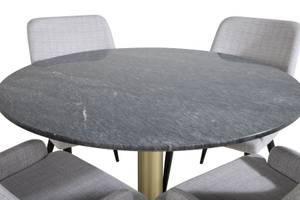 Essgruppe Estelle 20 (5-teilig) Grau - Massivholz - 106 x 75 x 106 cm