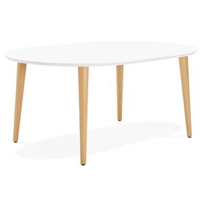 Table À Diner IGLOU Blanc - Bois massif - 120 x 74 x 120 cm