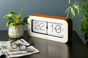 Horloge murale/de bureau Matiz Bambou - Blanc