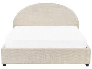 Doppelbett VAUCLUSE Beige - Breite: 174 cm - Textil