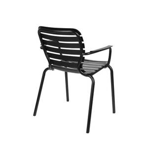 Chaise de jardin Vondel Noir