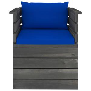 Gartensitzgruppe K113(7-tlg) Blau - Massivholz - 72 x 65 x 70 cm