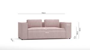 Cord Sofa 2 sitzer Rouen Pink