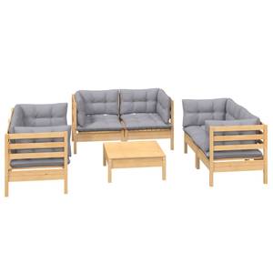 Garten-Lounge-Set Braun