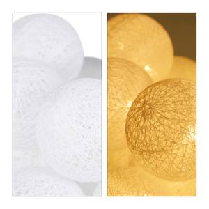 Guirlande Lumineuse LED 20 Boules Coton Blanc