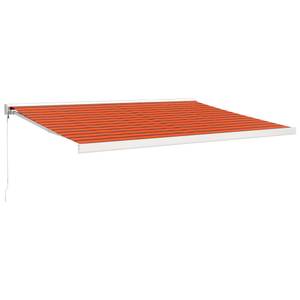 Auvent rétractable 3000957-3 Marron - Orange - 300 x 400 cm