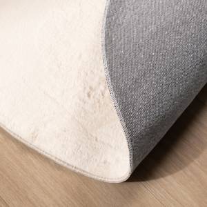 Flauschiger Teppich R Cozy Creme - 150 x 150 cm