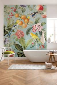 Fototapete Birds and Berries 611181 Naturfaser - Textil - 200 x 250 x 250 cm