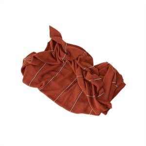 Couverture rouge Rouge - Fibres naturelles - 134 x 184 x 134 cm