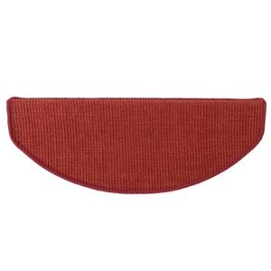 Sisal-Stufenmatte Premium Rot - 19 x 56 cm