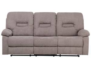 3-Sitzer Sofa BERGEN Beige - Schwarz - Taupe