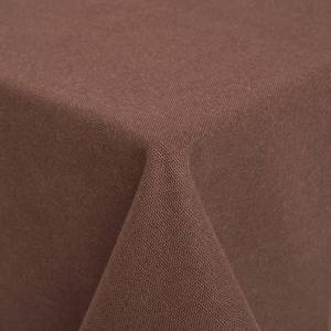 Tischdecke aus 100% Baumwolle Braun - 178 x 300 cm