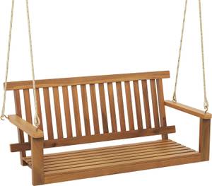 Verandaschaukel TI93820DE Braun - Holzwerkstoff - 63 x 57 x 130 cm