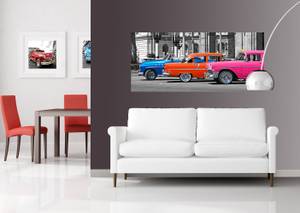 Poster Oldtimer Naturfaser - Textil - 202 x 90 x 90 cm