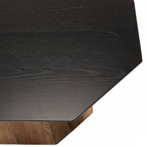 Table basse octogonale en pin Marron - En partie en bois massif - 60 x 36 x 120 cm