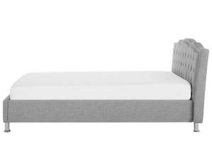 Doppelbett METZ Grau - Hellgrau - Silber - 169 x 102 x 217 cm