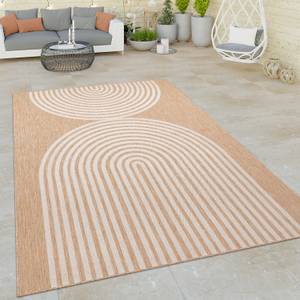 Outdoorteppich Illusion 328 Beige - Weiß - 160 x 220 cm