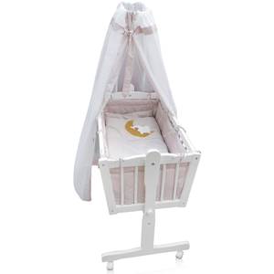 Berceau pour bébé blanc/Beige Beige - Blanc