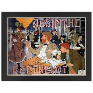 Bilderrahmen Poster Absinthe Berthelot Schwarz