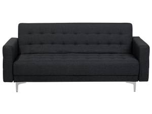 3-Sitzer Sofa ABERDEEN Graphit - Grau - Silber
