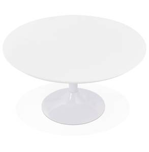 Table Basse ESTRELLA Blanc - Bois massif - 90 x 45 x 90 cm