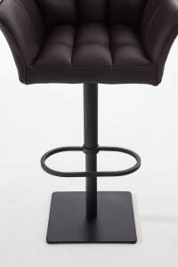 Tabouret de bar Damaso Marron - Noir