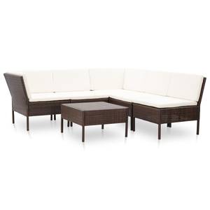 Garten-Lounge-Set (6-teilig) 3001267 Braun