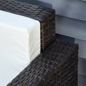 Rattan-Liegebett 860-095V01CW Polyrattan - 70 x 80 x 185 cm