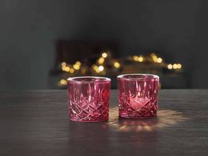 Teelichthalter Noblesse Votives 2er Set Rosé